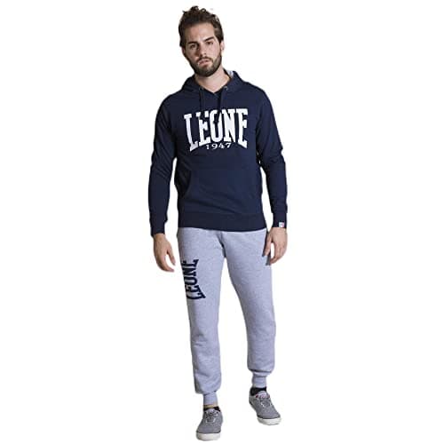 LEONE 1947 Sweat Capuchon Sportif Homme - Polyeste Stretchable|Élastique|Décontracté |Sports|Bain|Chasse|Travail|Taille