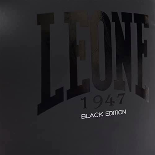 Leone 1947 Gants de Boxe Noirs et Blancs pour Professionnels en Combat