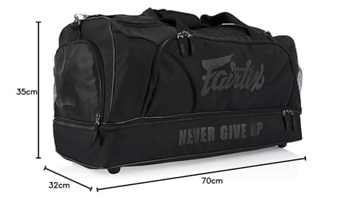 Sac de gym Fairtex pour Muay Thai, Boxe, Kickboxing, MMA - Entraînements Intensifs - 100x60x90cm - Combats Intenses