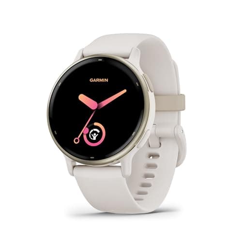 Garmin vívoactive 5 - Montre connectée GPS pour sportifs et personnes actives - Suivi d'entraînement complet - Montres c — Cream Gold