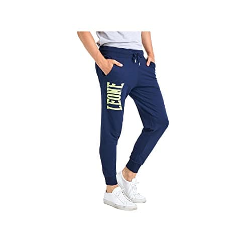 LEONE 1947 Sweat à Capuche zippé pour Homme en Hiver Foncé Comfortable et Chauffant L-SMALL — Bleu Marine (10173)