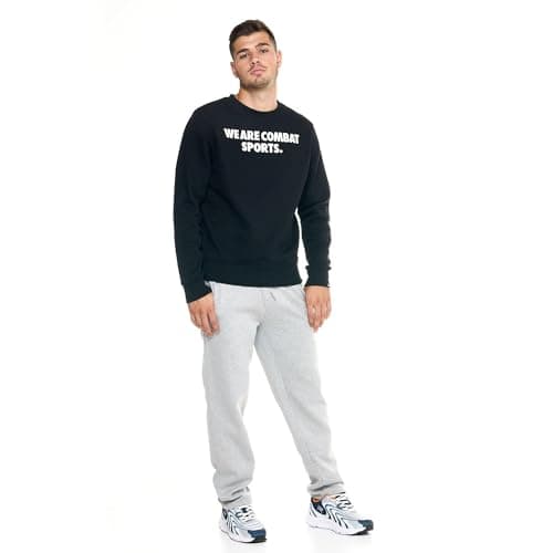 LEONE Sweat ras du cou Homme Urbain en Coton 100% - Confortable et Respirant pour Mode Streetwear Moderne