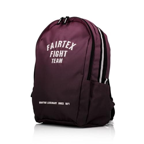 Fairtex BAG21 Sac à dos d'entraînement résistant pour MMA - Sac de combat léger 20L (Best gym bag 2024) — Violet