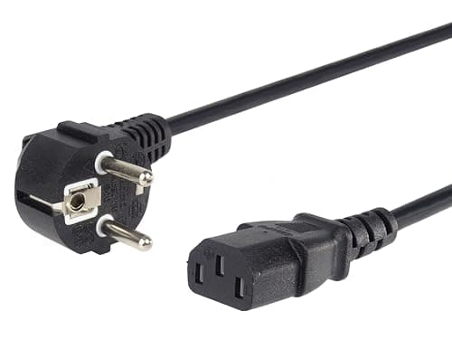 PremiumCord Câble d'alimentation AA8230 V 5 m Noir pour Appareils Électriques IEC320 C13 Coupure de Protection Froid
