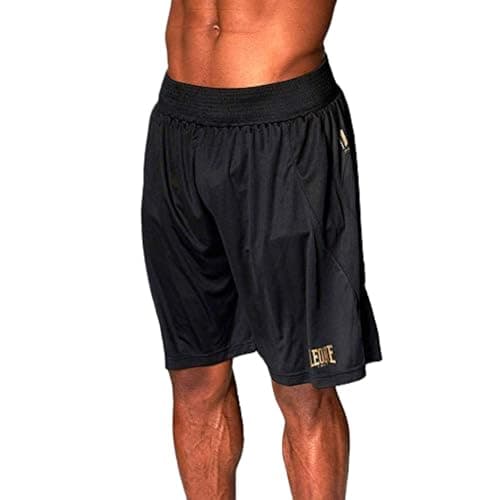 LEONE 1947 Short de Boxe Mixte pour Homme/Femme - Élastique Respirant pour Entraînement Gym Sparring - Taille Étendue 30