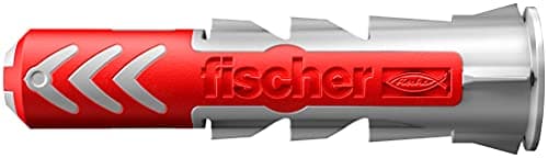 Cheville bi-matière et multi-matériaux DUOPOWER 5x25 - 100 Pièces - Ancrage Résistant pour Béton, Bois et Métal | Fische
