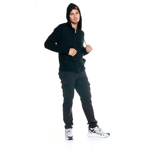 LEONE 1947 - Sweat à capuche pour homme en coton 100%, confortable et stylisé, mode street