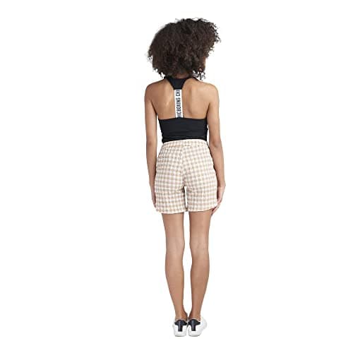 LEONE 1947 - Chic Boxing Short Floral Pattern pour Femmes en Sandy (80) - Mode Élégante