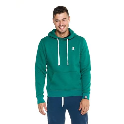 LEONE 1947 Sweat à Capuche Homme Soft Bi-stretch - Confort Élevé pour Hommes Actifs - Grande Taille réglable — Posy Green (210)