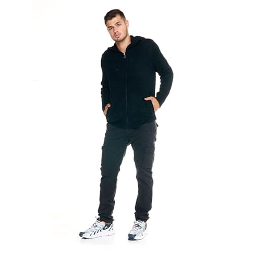LEONE 1947 - Sweat à capuche pour homme en coton 100%, confortable et stylisé, mode street