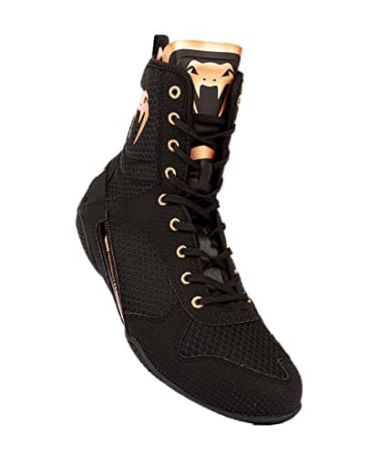 Venum Elite Chaussures de Boxe Mixte Adulte en Cuir Offre Supreme Impact Protection Taille 10 US Chaussures de Boxe Mixt