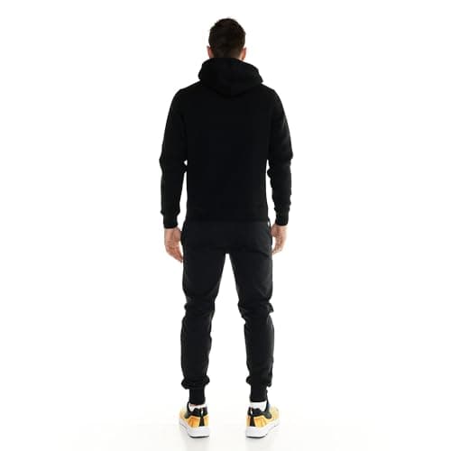 LEONE 1947 Sweat à Capuche Homme Soft Bi-stretch - Confort Élevé pour Hommes Actifs - Grande Taille réglable