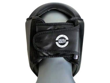 FOX-FIGHT Casque de Boxe en Cuir Véritable avec Grille Métallique - Protection Optimale pour MMA, Boxe et Kickboxing | M
