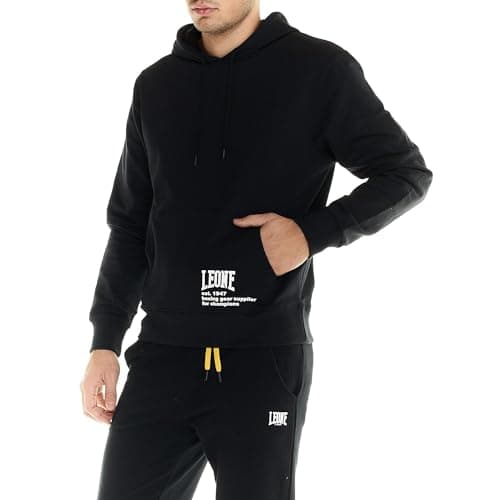 LEONE 1947 Sweat Homme Capuche Active Sport Confortable Étanche M L XL