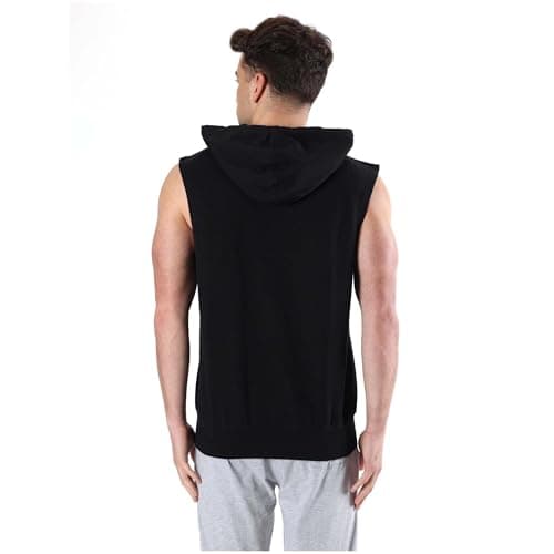 LEONE 1947 Sweat À Capuche Fermeture Éclair Homme Sans Manches - Fonctionnelle et Stylish - M320T8F10