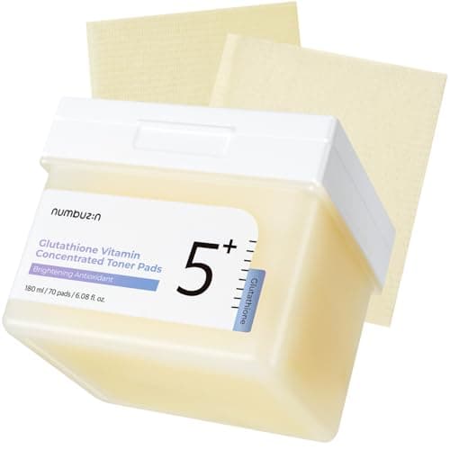 N°5 Tonique Visage Numbuzin | Tonique à Vitamine-Niacinamide Concentré | Doublons Finesses | Glutathion, Niacinamide, PH