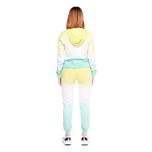 T-shirt en coton pour femme Leone 1947 Full Zip Silence Work, Vert Citron (173), Taille M