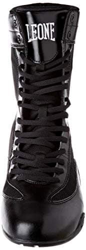Bottes de boxe LEONE 1947 Mixte Légende Noir 41 EU Sergent Militaire ÉlevéesCombat Performances Envol Élégance