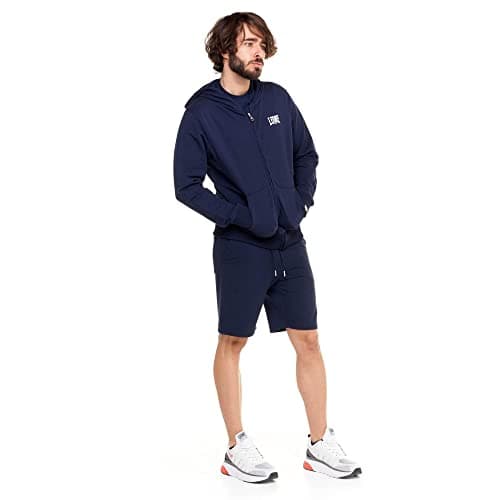 LEONE 1947 Sweat à Capuche Homme Fermeture Éclair Non Pelucheux Anti-peluche LSM3600