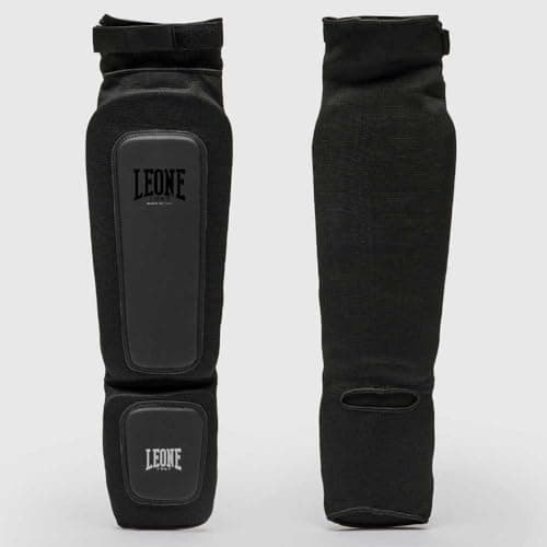 LEONE 1947 Protections de Tibias pour MMA - Taille XL - Plaques Rigides Légères