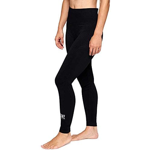 LEONE 1947 Logo Leggins Femme en Coton Élégants pour la Vie Daily Modelle Unique Taille Haute Mix & Match