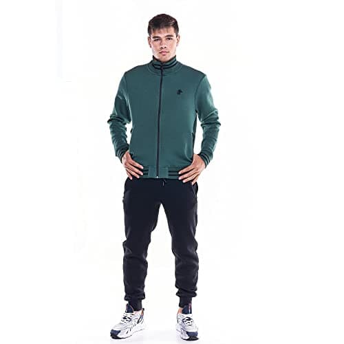 LEONE 1947 Sweat-shirt Homme Col Debout - Icône Soft Basic