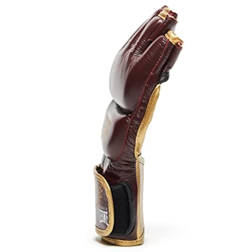 LEONE 1947 - Gants MMA Legionarivs II Adulte Unisexe Bordeaux L Grand Protection GP102