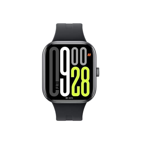 XIAOMI Redmi Watch 5 Montre connectée en noir obsidien, 43mm, suivi de santé, GPS, résistance à l'eau