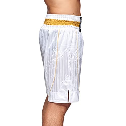 LEONE 1947 Premium, Short de Boxe Mixte pour Athlètes en Forme, Combat Sports, Gouvernement