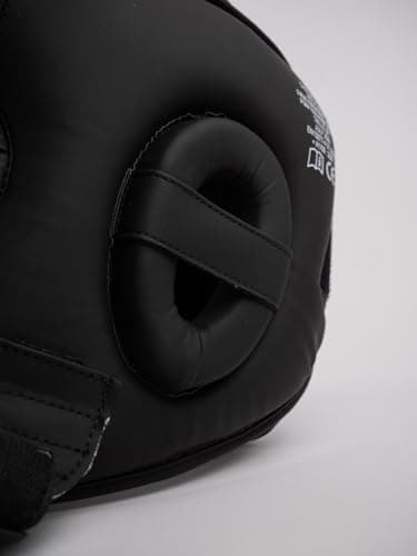 Casque de Boxe Compétition Noir Élégant pour Senior | Anti-impact | CE F2 – METAL BOXE