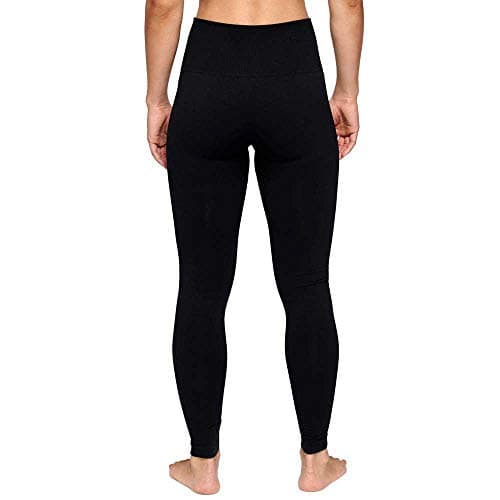 LEONE 1947 Logo Leggins Femme en Coton Élégants pour la Vie Daily Modelle Unique Taille Haute Mix & Match