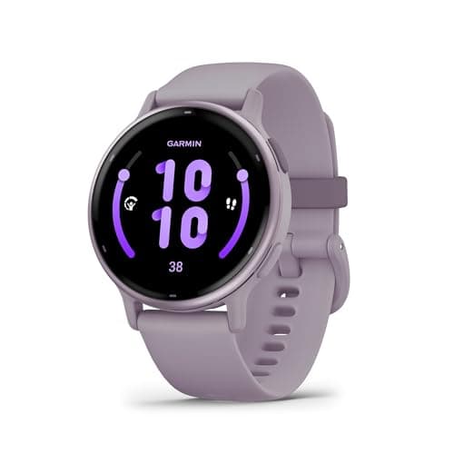 Garmin vívoactive 5 - Montre connectée GPS pour sportifs et personnes actives - Suivi d'entraînement complet - Montres c — Metallic Orchid