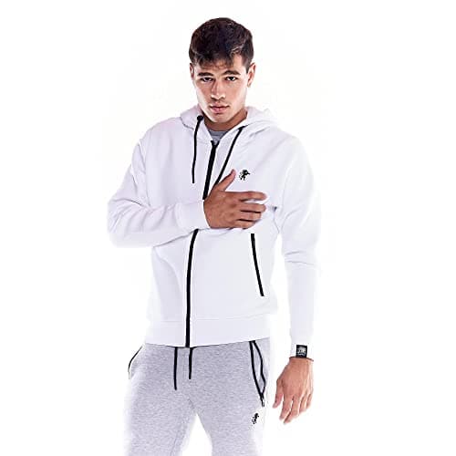 LEONE 1947 Sweat-shirt Homme Capuche Full Zip Icône Soft Basic Noir Taille Élégante Taille Adéquate Événements Jours De