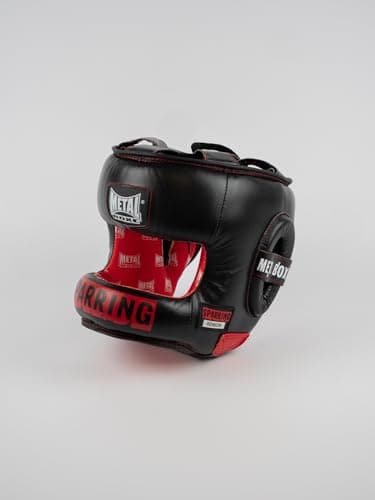 Casque à Barre de Sparring en Métal pour Senior - Sécurité Élevée - Idéal pour l'Entraînement en Circuit - Modèle Profes