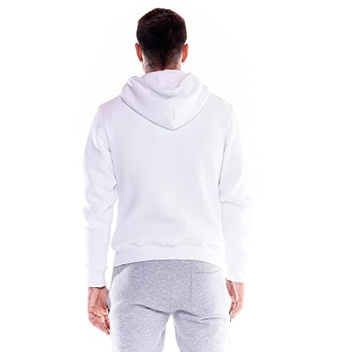 LEONE 1947 Sweat-shirt Homme Capuche Full Zip Icône Soft Basic Noir Taille Élégante Taille Adéquate Événements Jours De