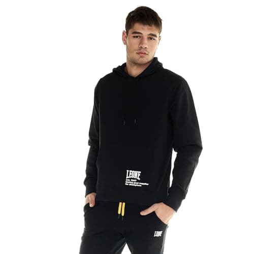 LEONE 1947 Sweat Homme Capuche Active Sport Confortable Étanche M L XL