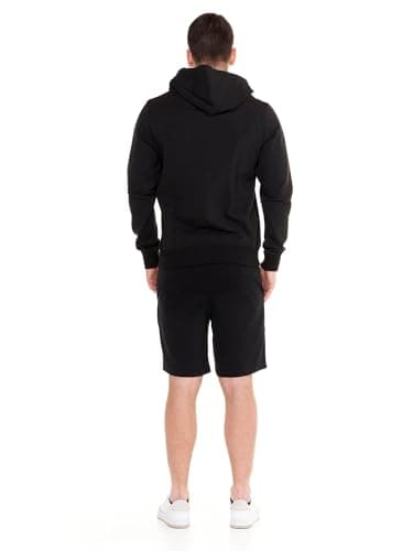 LEONE 1947 Sweatshirt Homme À Capuche avec Logo Grande Taille - Tissu Élégant & Confortable pour Hommes (Taille M/L/XL)
