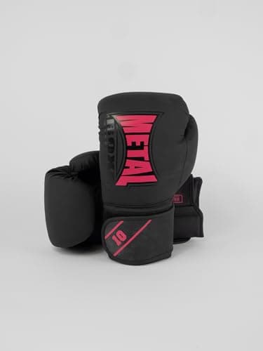 Gants de boxe métal pour débutant usage en salle de gymíchinar fouilles d'intérieur USBichaillation en direct — Noir/Rose