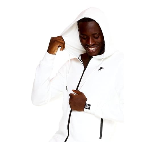 LEONE 1947 Sweat à capuche pour homme | Fermeture éclair intégrale | Homme | Sport | Doux et confortable | M-L | Chic et