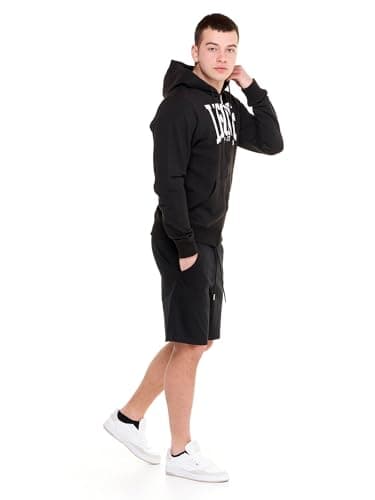 LEONE 1947 Sweatshirt Homme À Capuche avec Logo Grande Taille - Tissu Élégant & Confortable pour Hommes (Taille M/L/XL)