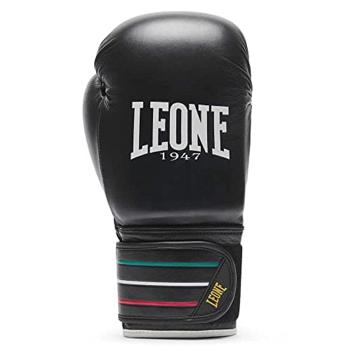 Gants de boxe en cuir artificiel Leone1947 12 Oz pour amateurs de boxe professionnelles et amèlioration de technique