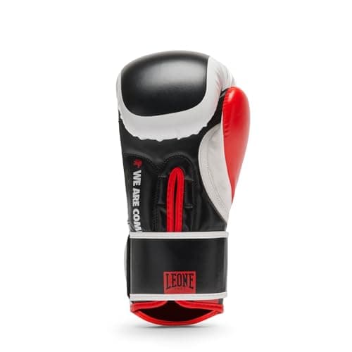 Leone Gants Boxe GN333 01 Logo WACS Noir pour Combattants de Lutte (10 Paires)