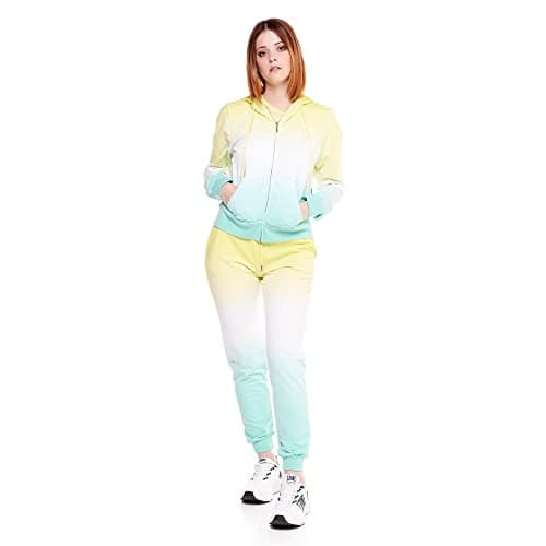 T-shirt en coton pour femme Leone 1947 Full Zip Silence Work, Vert Citron (173), Taille M