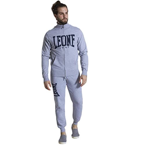 LEONE 1947 Sweat-Shirt Homme Col Montant Zip Hiver Chic