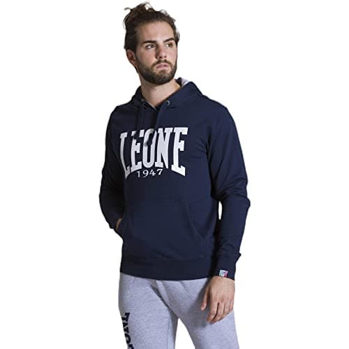 LEONE 1947 Sweat Capuchon Sportif Homme - Polyeste Stretchable|Élastique|Décontracté |Sports|Bain|Chasse|Travail|Taille