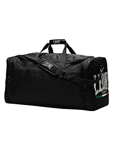 LEONE 1947 | Sac de Sport pour Adulte Unisexe | Noir | Taille Unique | Meilleures Séries de Sac de Sport AC909