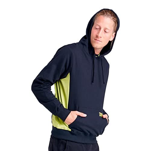 LEONE 1947 Sweat-shirt Homme Zippé Capuche College Ash Noir (09) Mporte confort & style aux activités quotidiennes