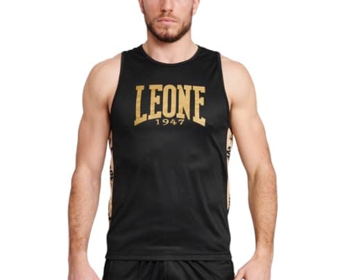 Leone 1947 Débardeur Boxe DNA Homme Noir/orange — Brun