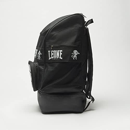 Sac À Dos LEONE 1947 Ambassadeur Noir pour Adulte Unisexe, Design Élégant et Fonctionnel, Taille Unique AC952