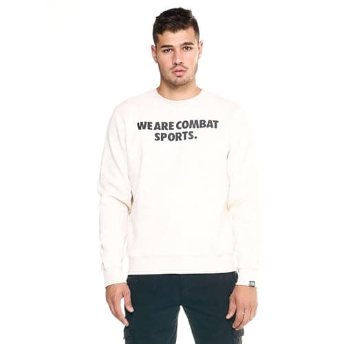 LEONE Sweat ras du cou Homme Urbain en Coton 100% - Confortable et Respirant pour Mode Streetwear Moderne — Fog (146)